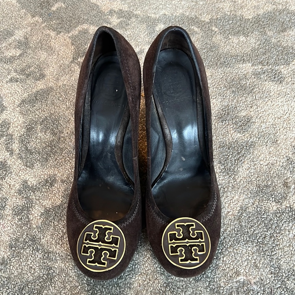 Tory Burch Suede Wedge